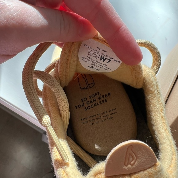 Brand new wool all bird womens shoes - Picture 4 of 4